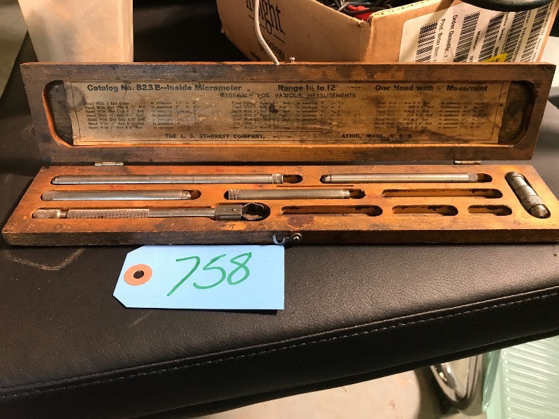 lot 758 image: STARRETT MICROMETER