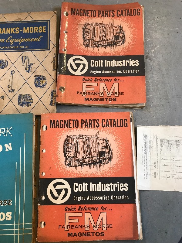 lot 778 image: IGNITION PARTS CATALOGS, FARM EQUIPMENT CATALOG, AND FMC GUIDE