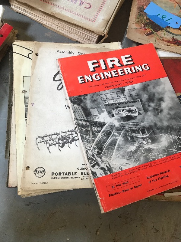 lot 781 image: OLD PARTS CATALOGS, MAGAZINES, MANUALS