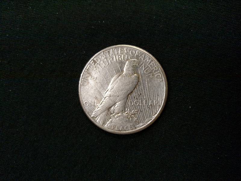 1922 S Peace Silver Dollar...