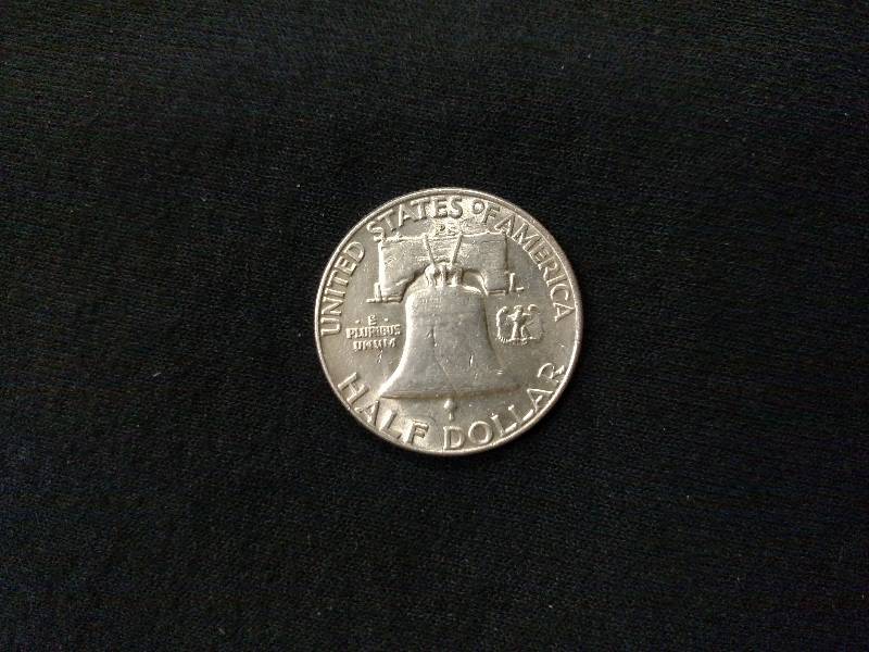 1952 D Franklin Silver Half Dollar...