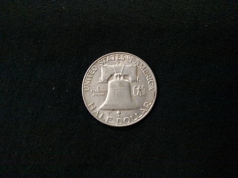 1960 D Franklin Silver Half Dollar...
