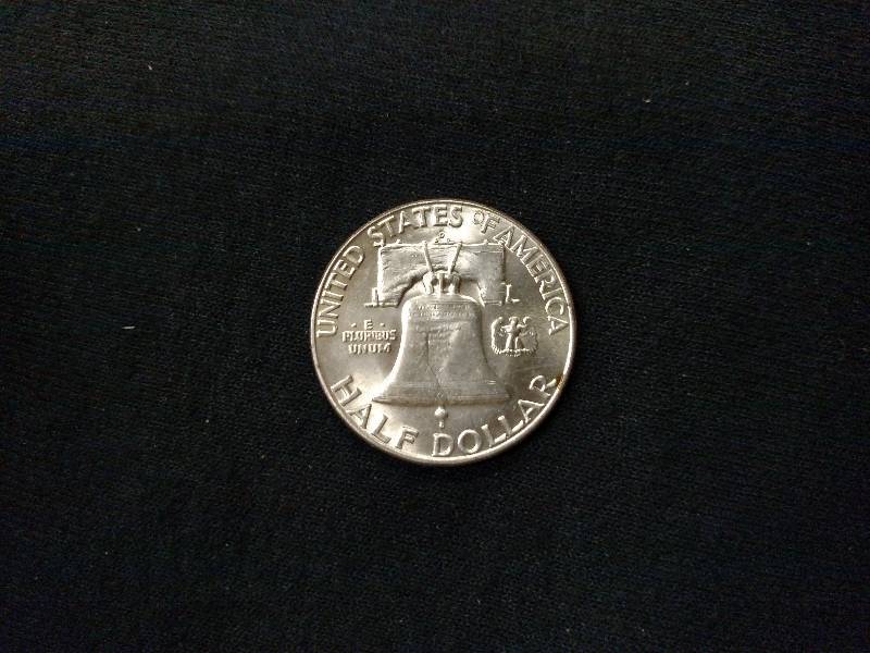 1963 D Franklin Silver Half Dollar ...