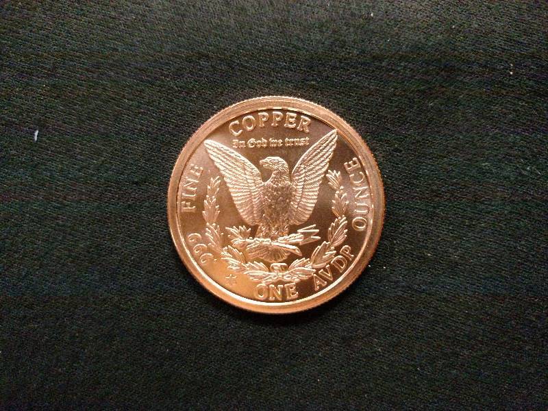 Morgan Dollar Obverse Copy One Ounc...