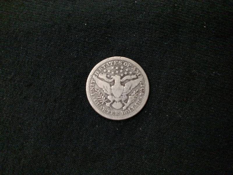 1909 Barber Silver Quarter...