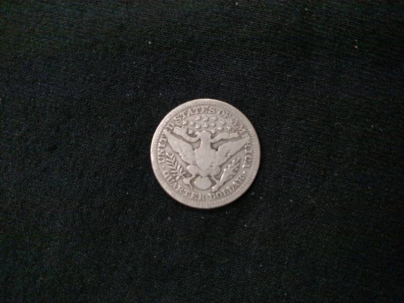 1909 Barber Silver Quarter...