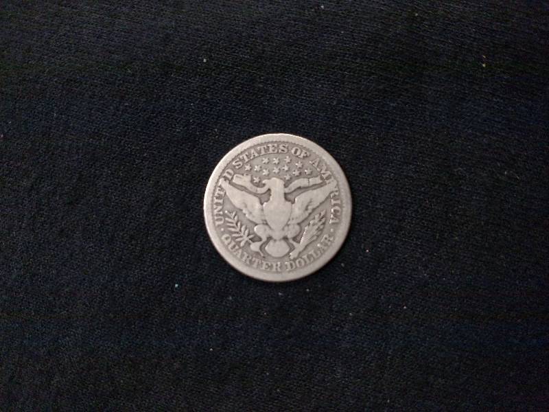 1909 Barber Silver Quarter...