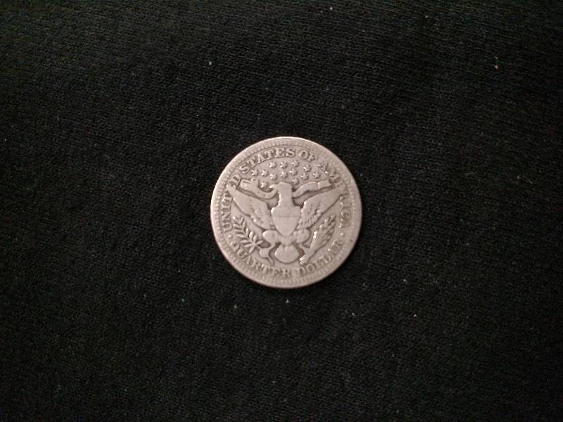 1909 Barber Silver Quarter...