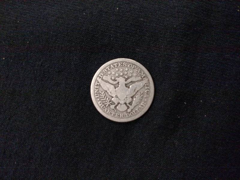 1914 Barber Silver Quarter...
