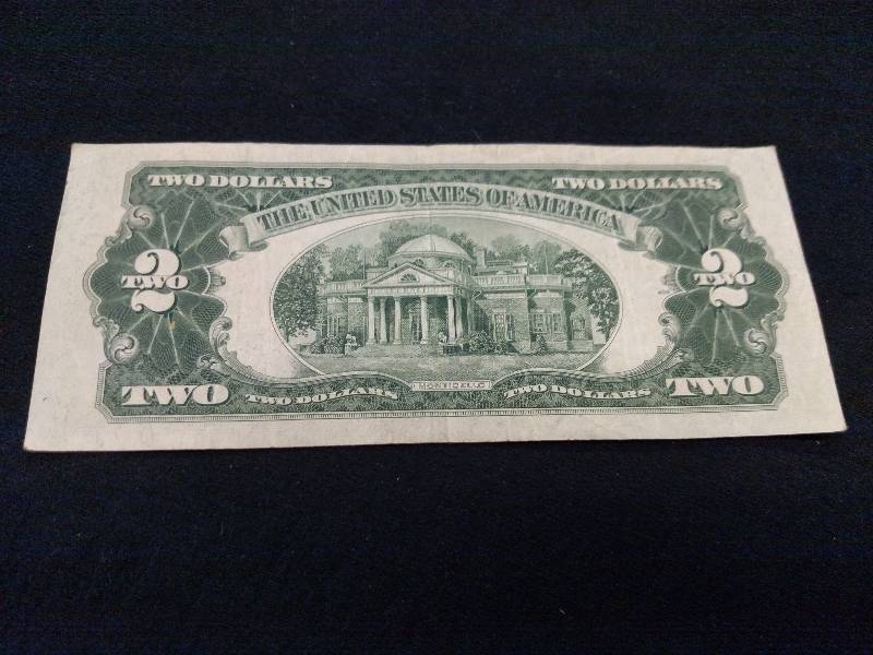 1953 B Two Dollar Red Seal Note...