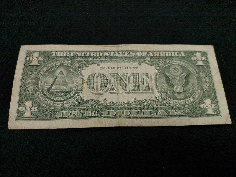 1957 A One Dollar Silver Certificat...