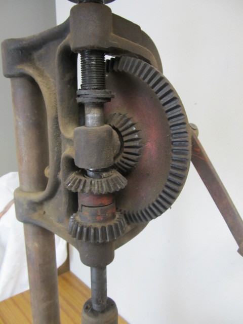 Antique GOODELL PRATT Company Drill Press Little Canada Estate
