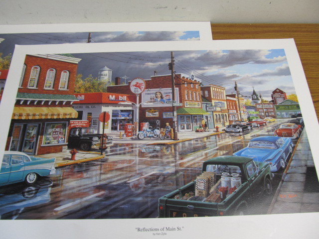 lot 33 image: 2 Reflections Of Main St. KEN ZYLLA Prints
