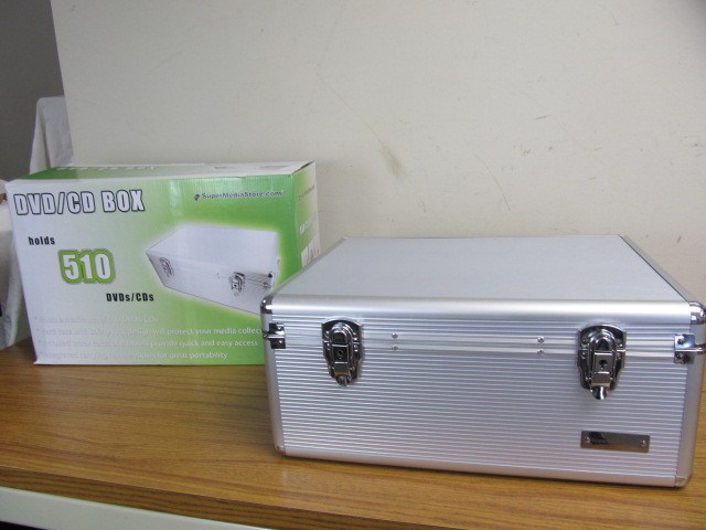 lot 45 image: Like New Metal CDDVD Media Storage Case  