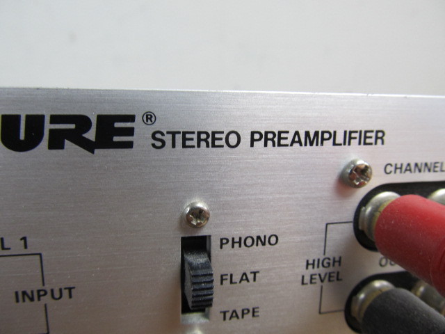 lot 75 image: SHURE Model M64A Stereo Preamplifier