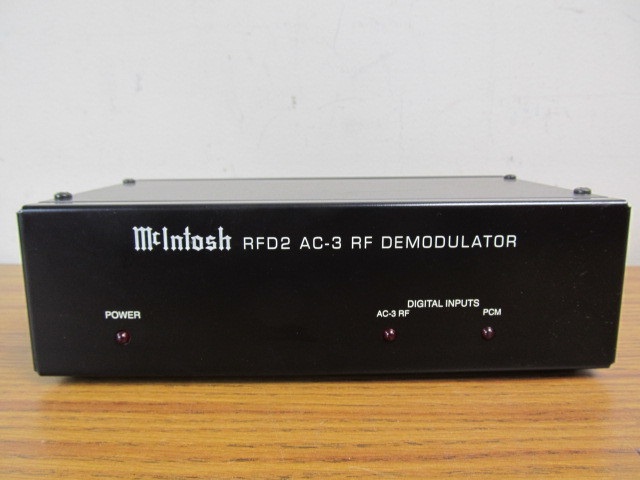 lot 76 image: McIntosh RFD2 AC-3 RF Demodulator