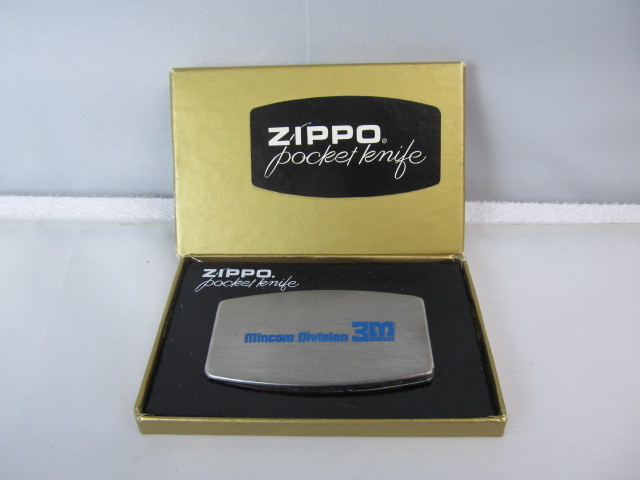 lot 86 image: Vintage 3M MINCOM Division Advertising ZIPPO Pocket Knife