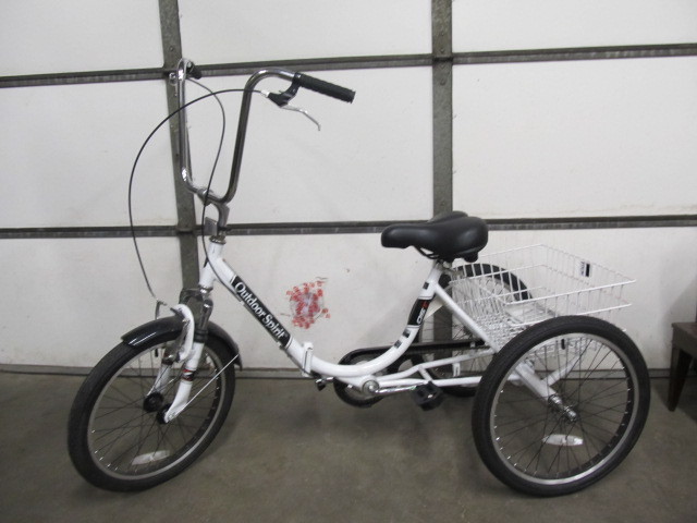 lot 119 image: LIKE NEW Outdoor Spirit 3-Wheel Bicycle