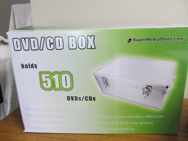 lot 46 image: Like New Metal CDDVD Media Storage Case  