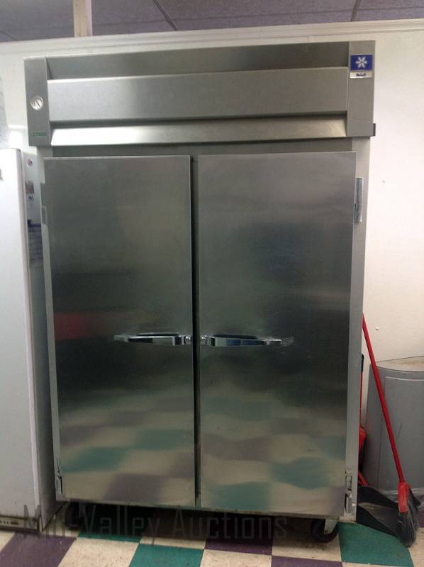 2 Door Stainless Steel Refrigerator
