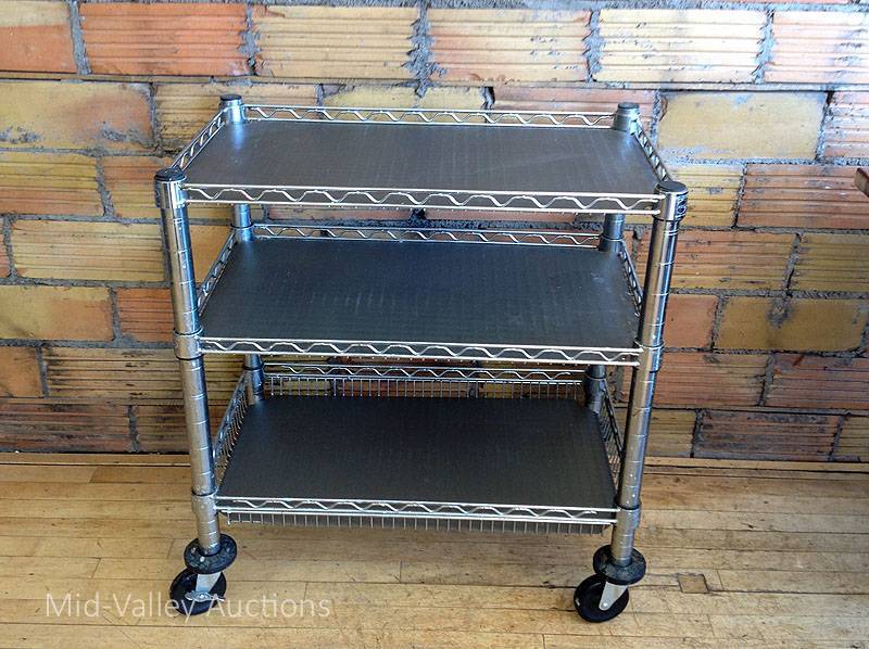Stainless Steel Cart on Wheels