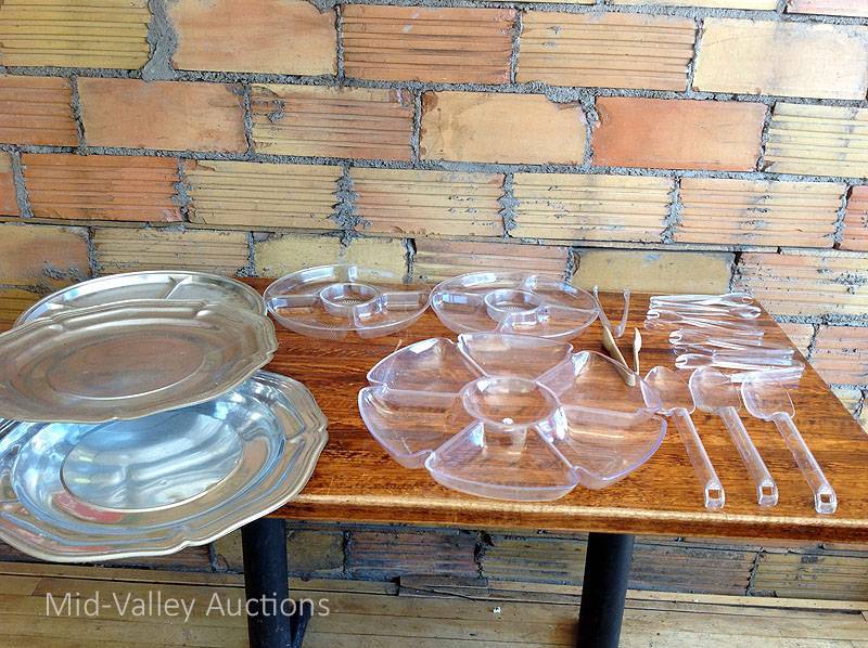 Serving Trays and Tongs
