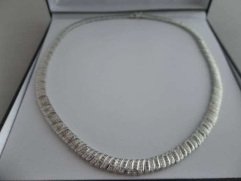 2ct Diamond Eternity Necklace