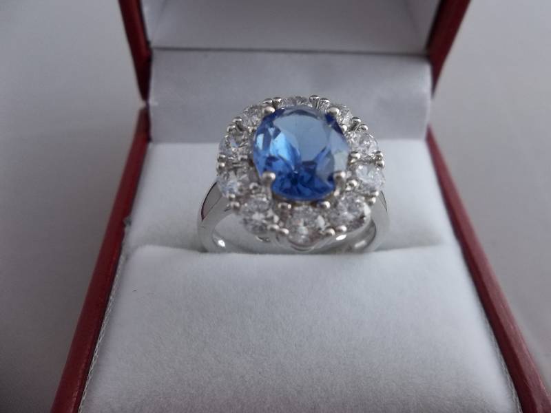 3.88ct Lady Dianna Tanzanite Ring