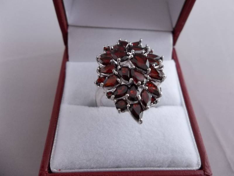 8.68ct Genuine Garnet Estate Ring