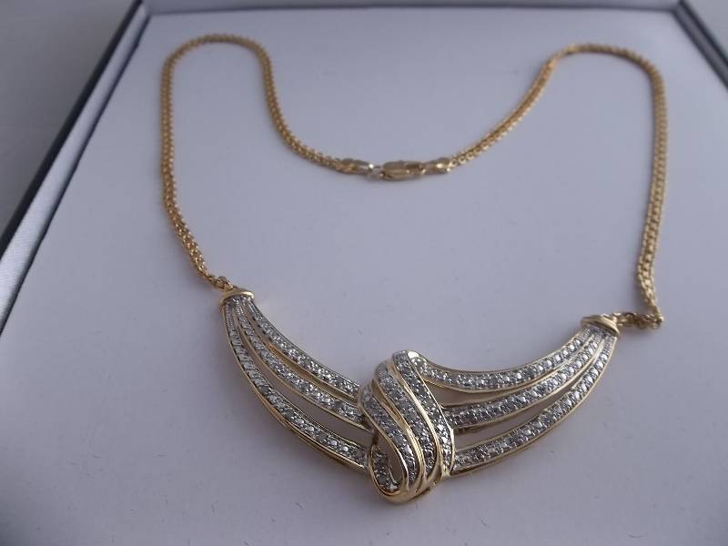 Large Diamond Estate Necklace