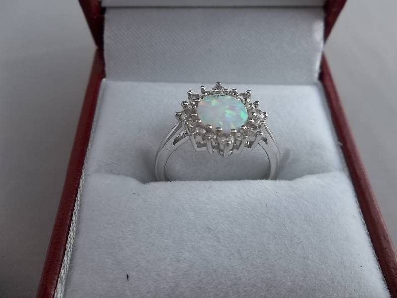 Large Opal Estate Ring