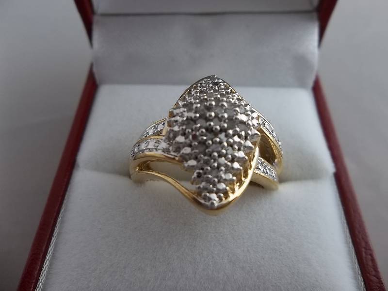 Marque Diamond Cluster Ring