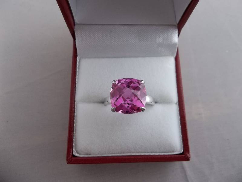 4ct Pink Sapphire Dinner Ring