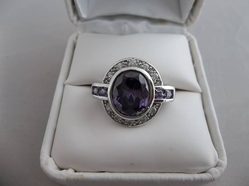 4ct Amethyst Dinner Ring