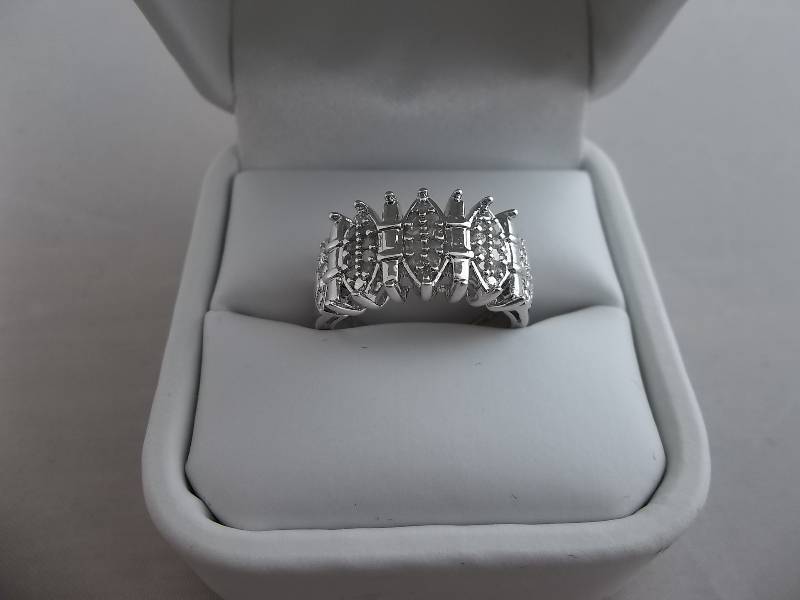 Large Diamond Dinner Ring