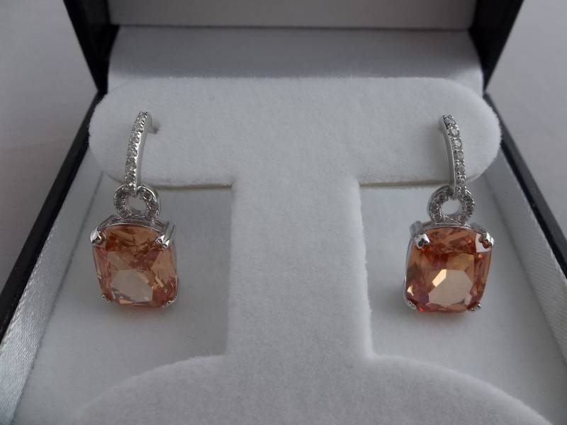 6ct Morganite Earrings