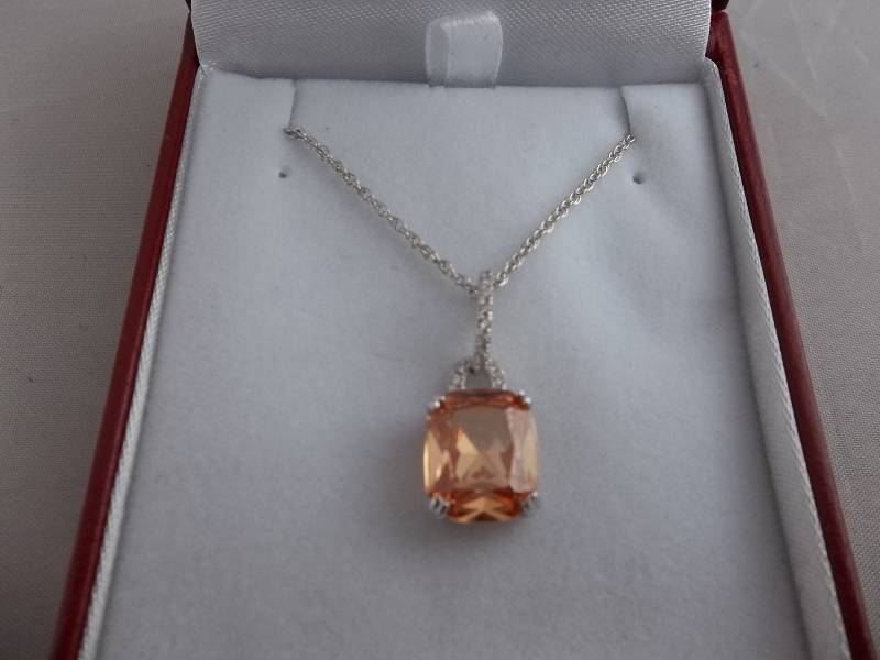 4ct Morganite Necklace