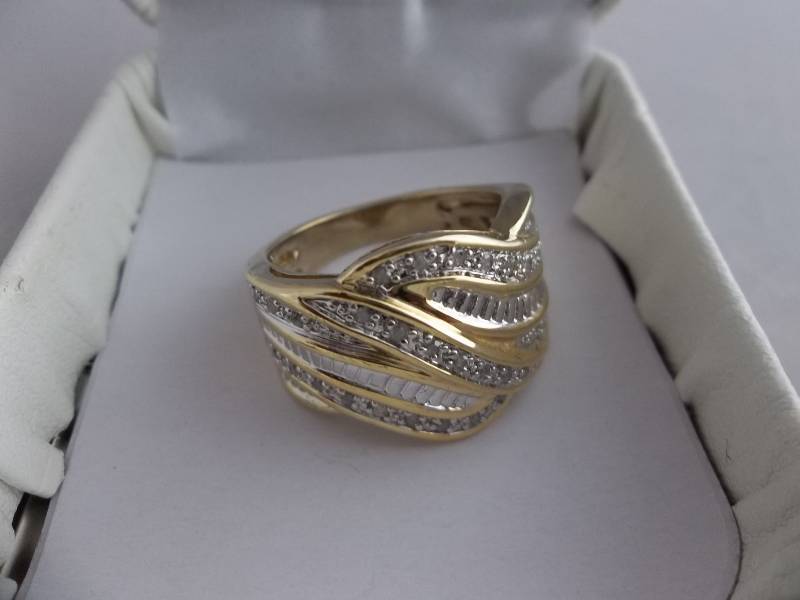 Large Diamond Dinner Ring
