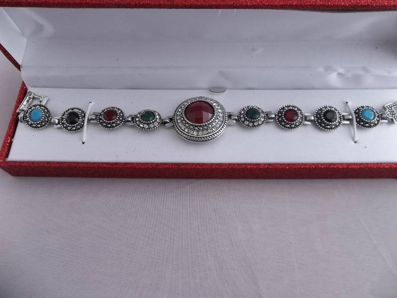 Gemstone Tennis Bracelet