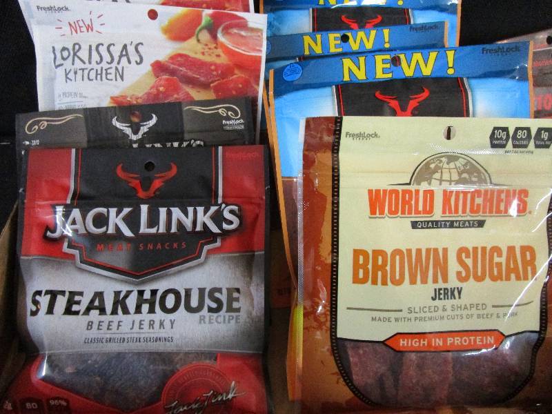 lot 5 image: Beef Jerky Shelf Pulled Candy