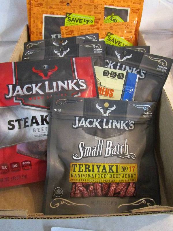 lot 7 image: Beef Jerky Shelf Pulled Candy