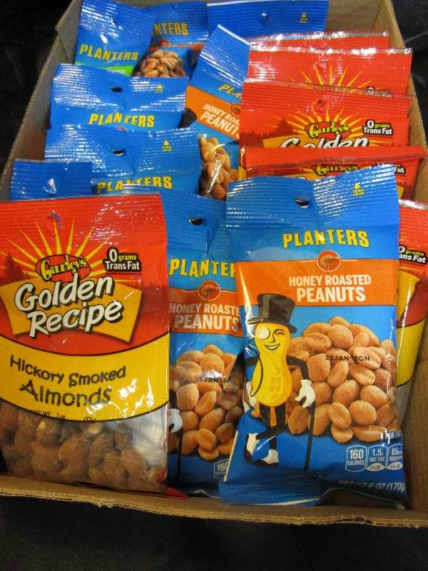 lot 9 image: Peanuts, Almonds , Pistachios and more Shelf Pulled Candy