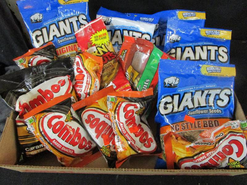 lot 12 image: Combos and Sunflower Seeds Shelf Pulled Candy