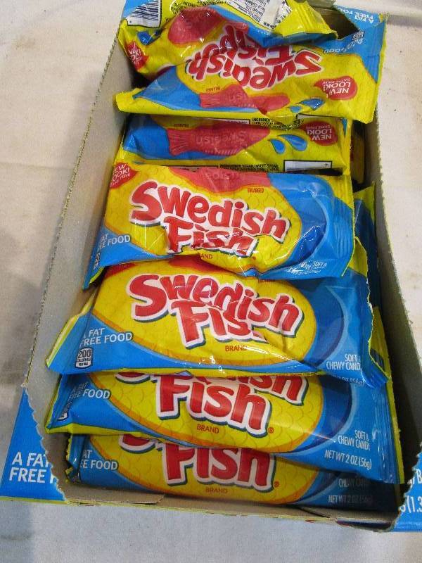 lot 44 image: Shelf Pulled Candy Sweedish Fish