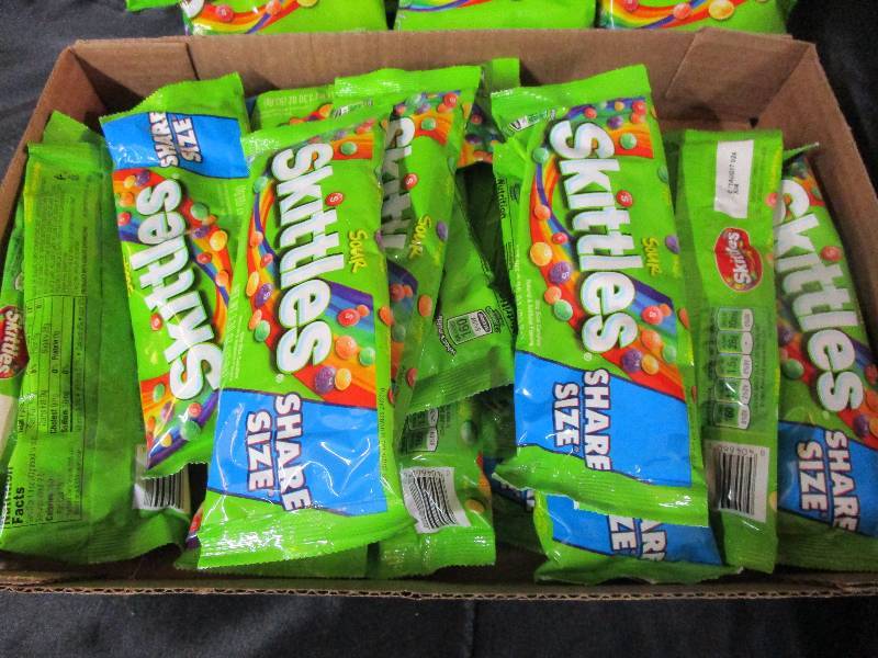 lot 59 image: Shelf Pulled Candy Skittles
