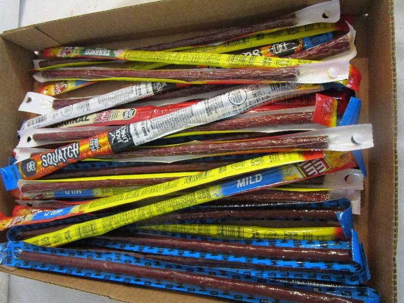 lot 69 image: Shelf Pulled Candy Beef Jerky