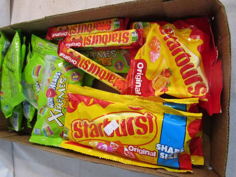 lot 76 image: Shelf Pulled Candy Starbursts and Airhead Extremes