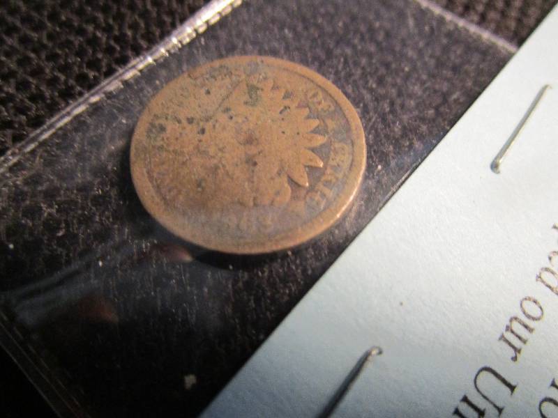 Civil War Indian Head Cent 1863