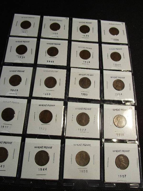 20 Wheat Pennies
