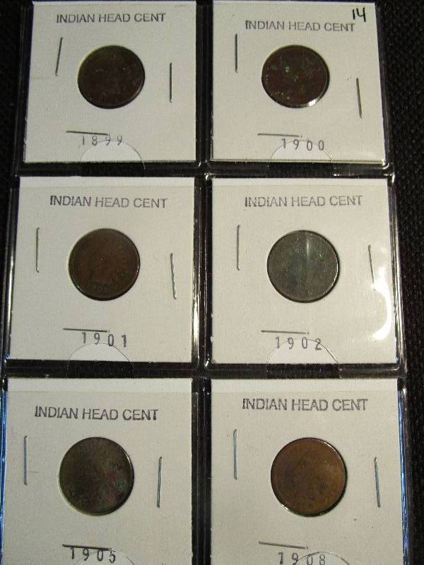 6-Indian Head cents